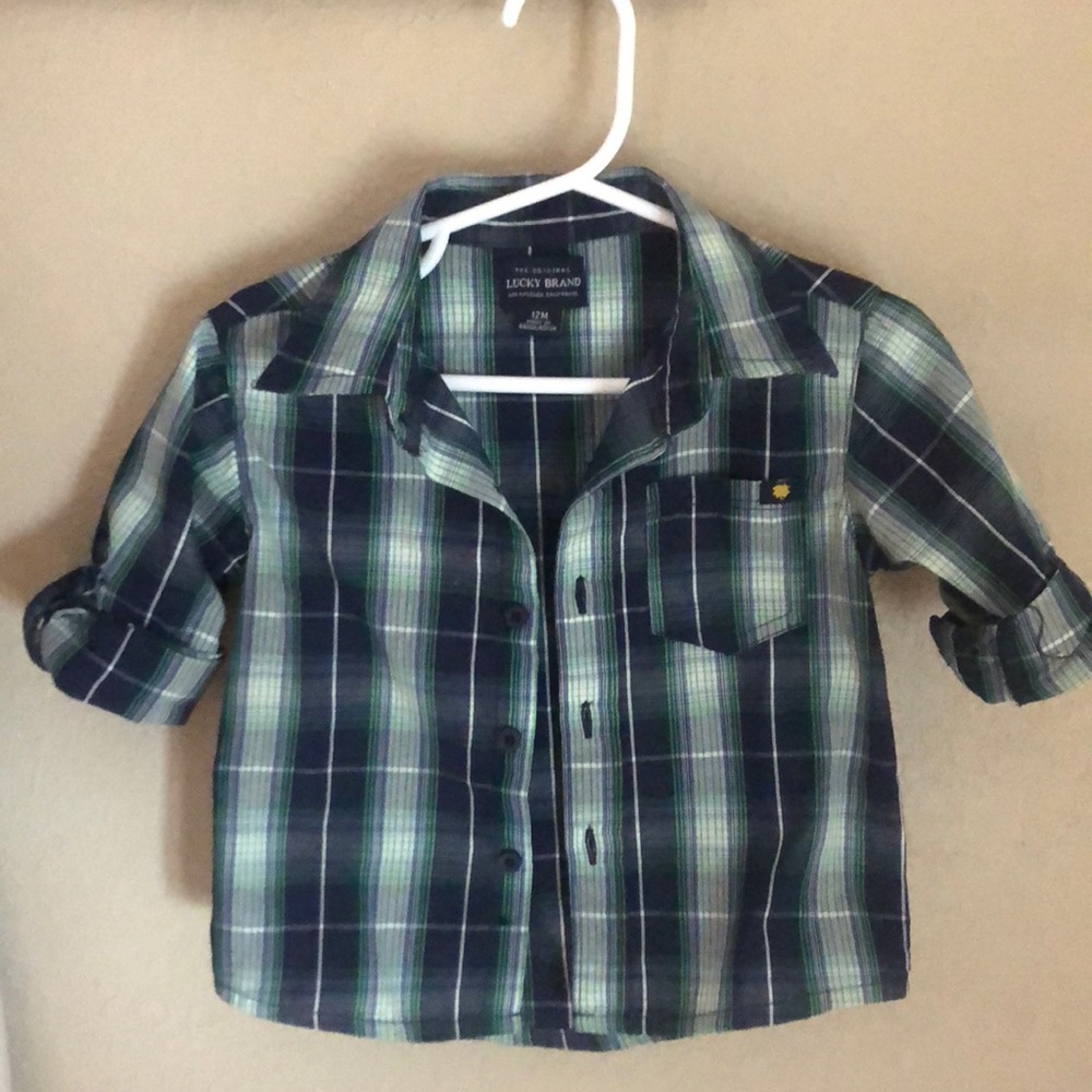 Lucky Brand toddler flannel size 12-18M